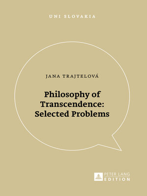 cover image of Philosophy of Transcendence